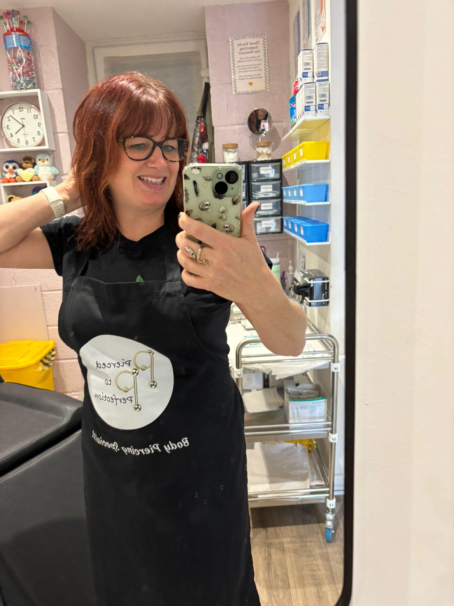 Jen - founder and lead piercer at Pierced to Perfection