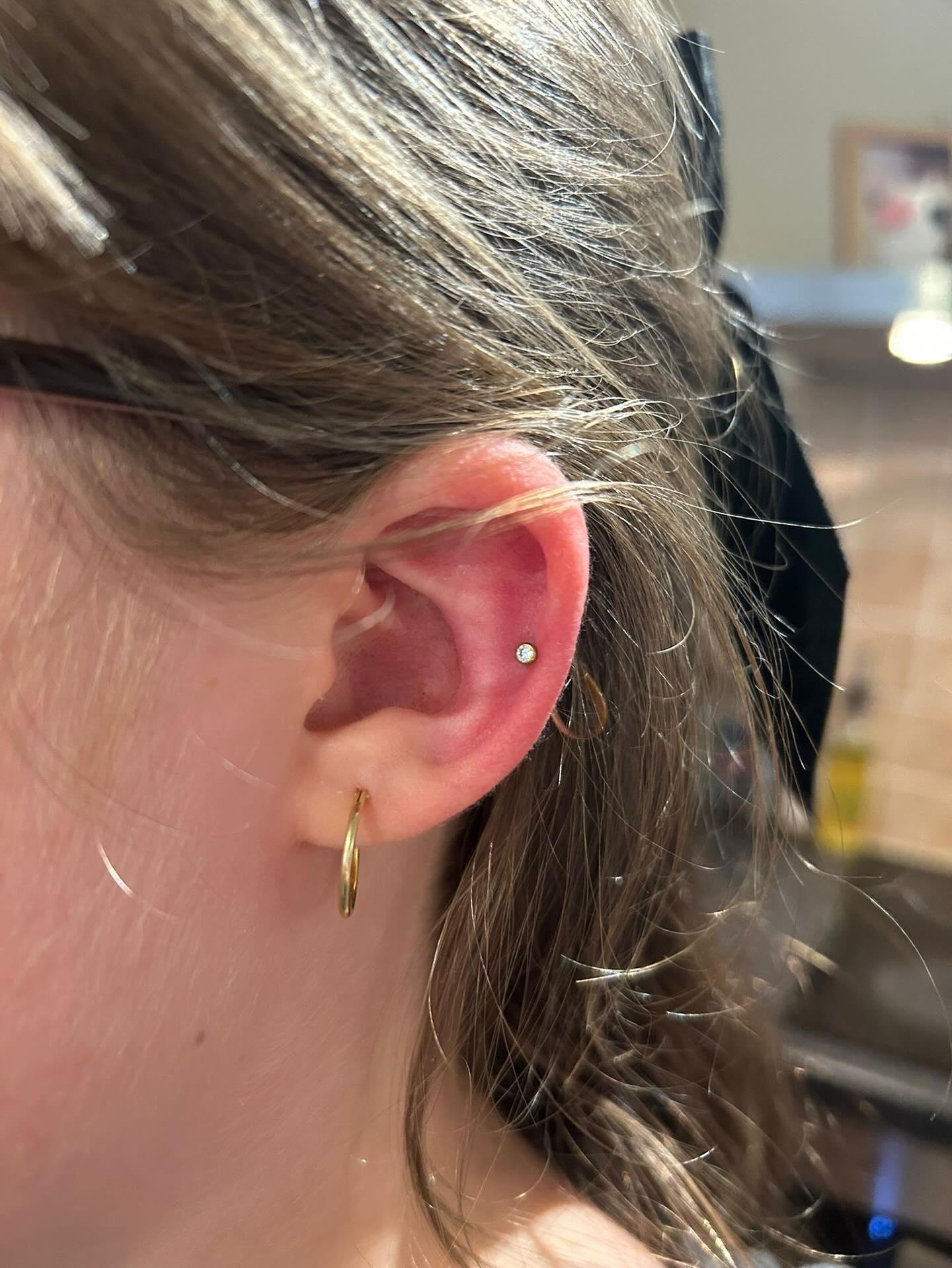 Outer Cartilage Ear Piercings